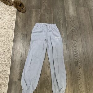 Light Gray Joggers with New York Print